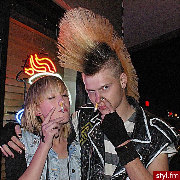 Punk Rock Alternatywne Średnie Fryzury