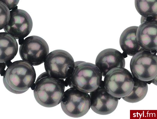 Bransoletka z czarnymi perełkami od Lulu Guinness - 95 GBP - Pozostałe Dodatki Moda