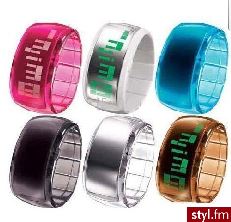 Zegarki LED'owe Jelly Digital LED Watch Dostępne na eBay'u w wielu kolorach. :) - Gadżety Inne Moda
