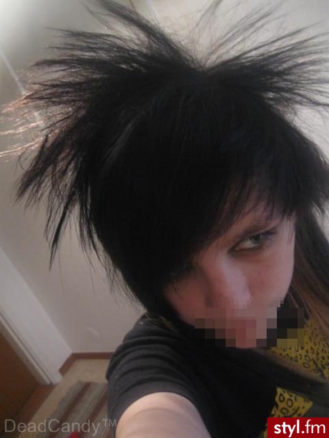 EMO Alternatywne Średnie Fryzury