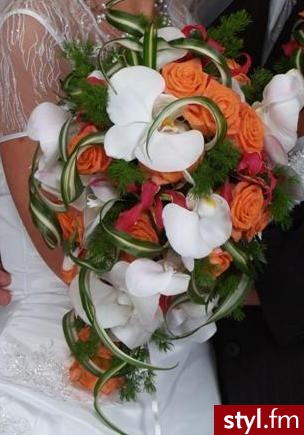 Bukiety ślubne Ślub Moda
