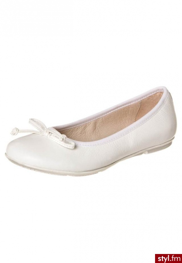 Andrea Morelli Baleriny biały - Balerinki Buty Moda