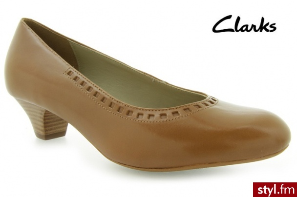 Clarks CZÓŁENKA ALEGRA ACE LIGHT TAN - Czółenka Buty Moda