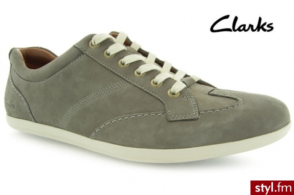 Clarks PÓŁBUTY MASK PACE GRAPHITE - Półbuty Buty Moda