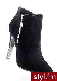 Bonprix Botki czarny 977423_24603 - Botki Buty Moda