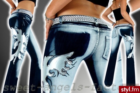 Jeansy Spodnie Moda