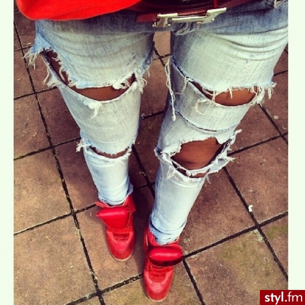 Jeansy Spodnie Moda