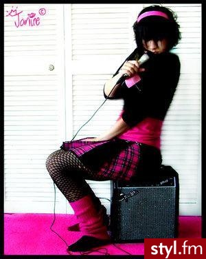 EMO Alternatywne Średnie Fryzury