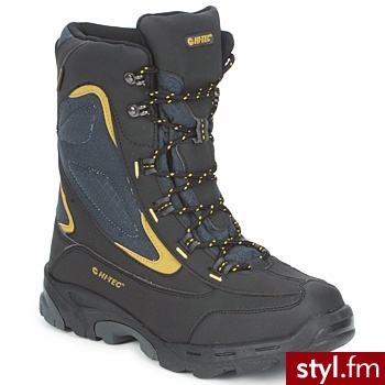 Hi-Tec Buty AVORIAz Black / Grey / Yellow - Kozaki Buty Moda