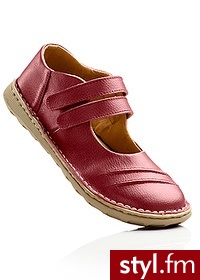 Bonprix Baleriny czerwony 966007_14028 - Balerinki Buty Moda