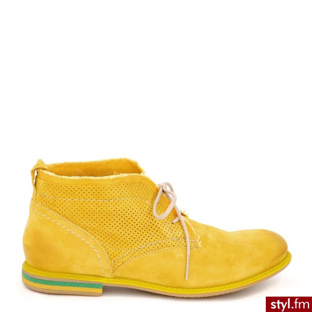 Venezia BOTKI SZNUROWANE 43313201A S-G - Botki Buty Moda