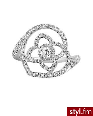 diamentowy pierścionek DeBeers - Pozostałe Dodatki Moda