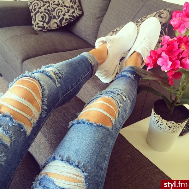 Jeansy Spodnie Moda