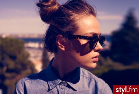 Blond Kok Proste Na co dzień Średnie Fryzury