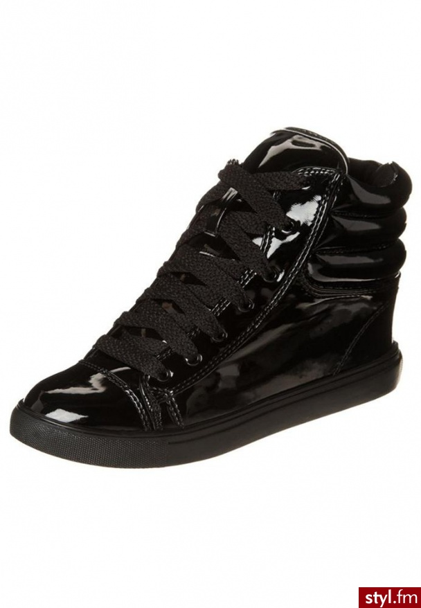 Buffalo Botki na koturnie czarny (511-7054) - Botki Buty Moda