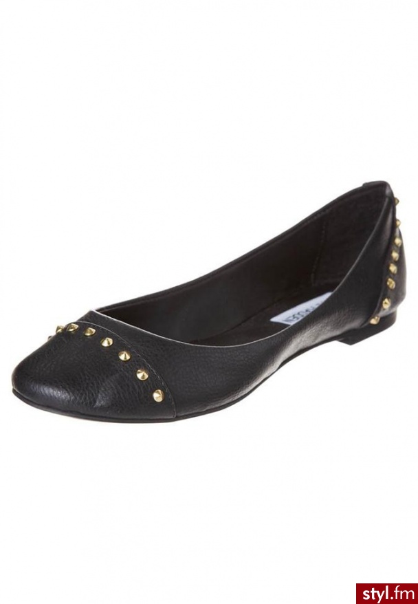 Steve Madden Baleriny czarny - Balerinki Buty Moda