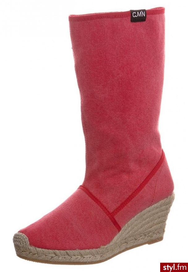 CUMIN WEDGEBOOT Kozaki czerwony - Kozaki Buty Moda