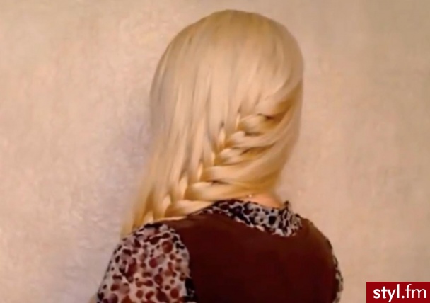Blond Warkocze Proste Na co dzień Długie Fryzury