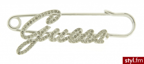 Guess PIN WHITE - Broszki Biżuteria Moda