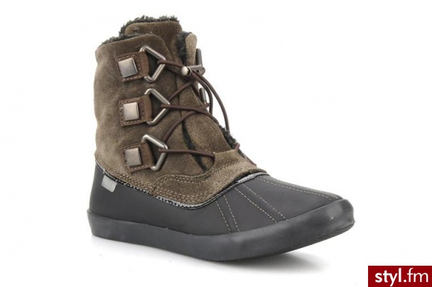 Elle PÓŁBUTY I BOTKI SATIN BY (SZARY) (Szary) - Botki Buty Moda
