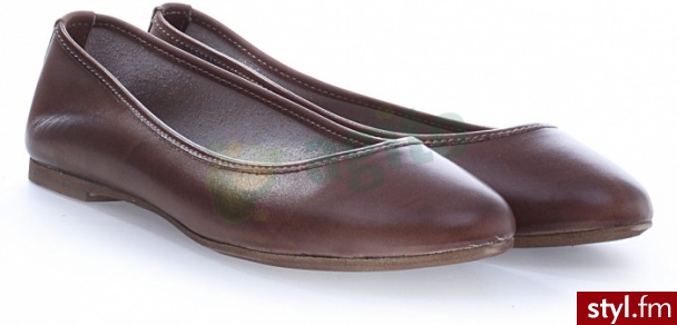VENEzIA Baleriny yai brązowe 619939 - Balerinki Buty Moda
