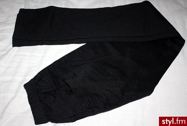 spodnie czarne - Pozostałe Ciuchy Moda