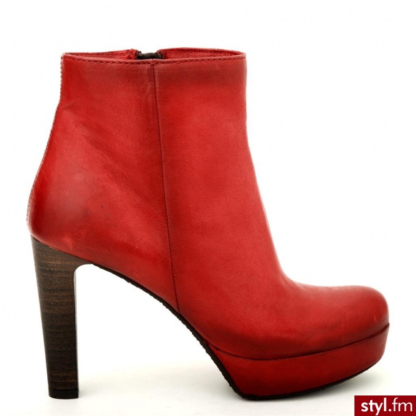 Venezia BOTKI NA PLATFORMIE 736212 SCARLA - Botki Buty Moda