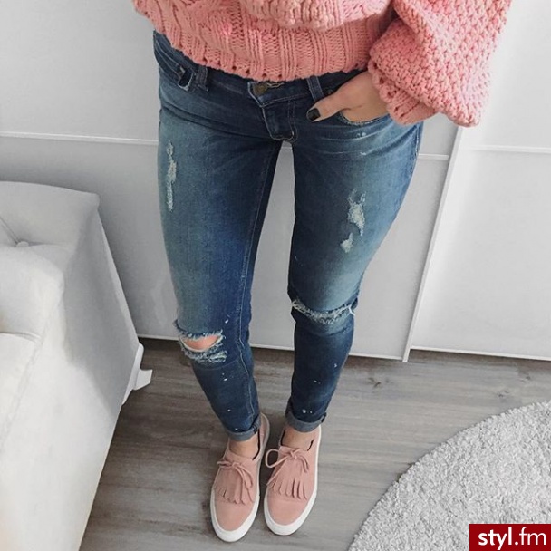 Jeansy Spodnie Moda