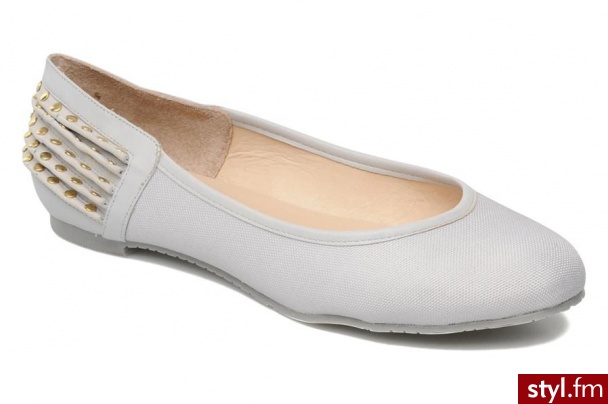Kat Maconie Balerinki ROSA by (Szary) - Balerinki Buty Moda