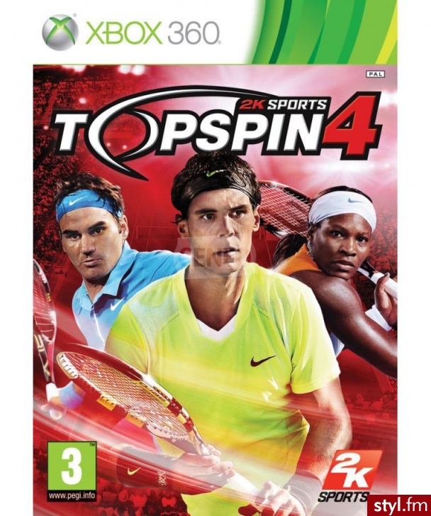 Top Spin 4 (Gra Xbox 360) - Bransoletki Biżuteria Moda