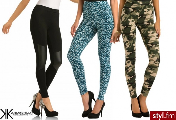 Leginsy Spodnie Moda