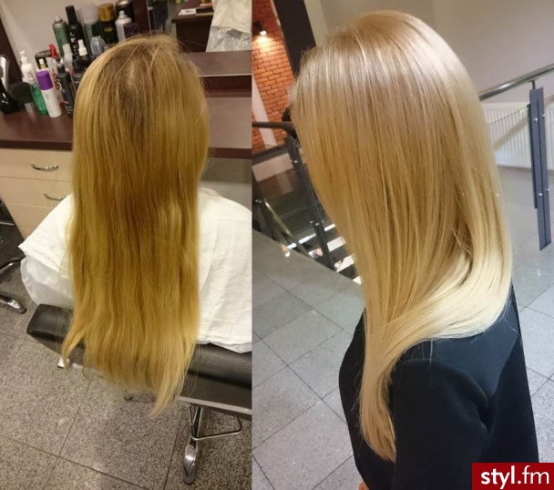 Blond Rozpuszczone Proste Na co dzień Długie Fryzury
