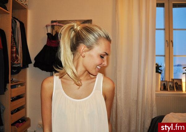 Blond Upięcie Proste Na co dzień Średnie Fryzury
