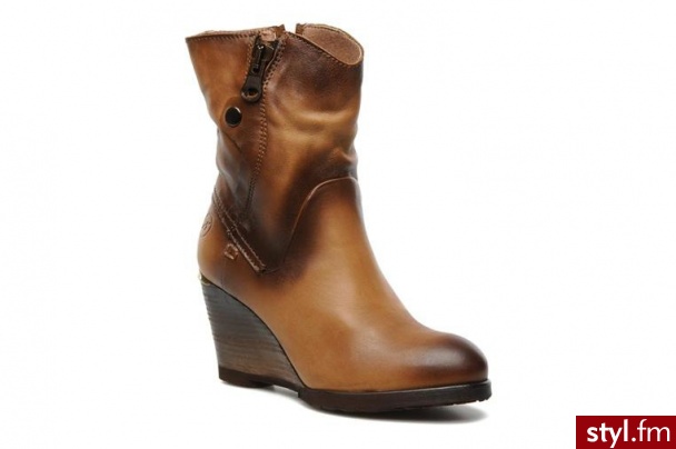Bronx PÓŁBUTY I BOTKI LUNE 33371 BY 61100CARAMEL 12 - Botki Buty Moda