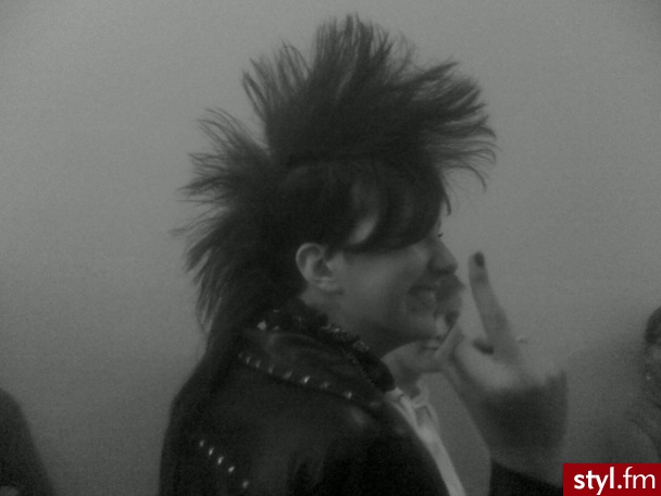 Kolorowe Punk Rock Alternatywne Średnie Fryzury