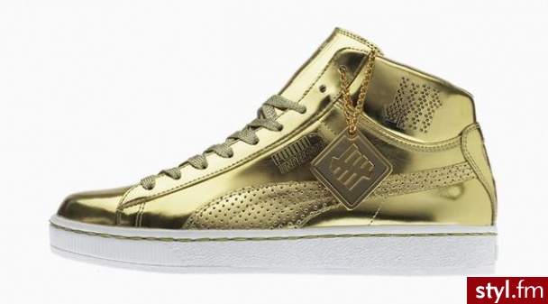 Undefeated x puma 24k mid gold version - Pozostałe Buty Moda