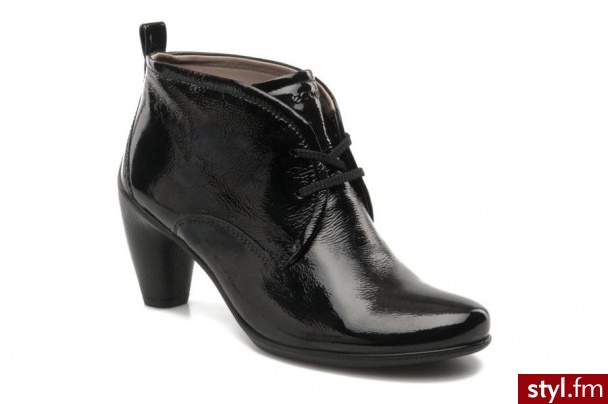 Ecco PÓŁBUTY I BOTKI SCULPTURED 233533 BY (Czarny) - Botki Buty Moda