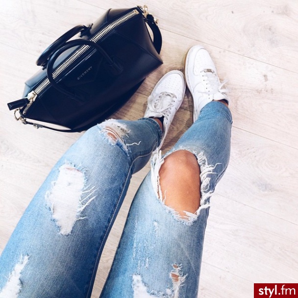 Jeansy Spodnie Moda
