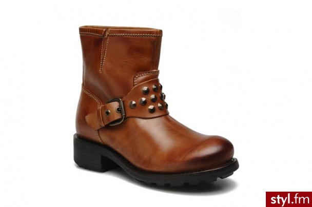 Pastelle PÓŁBUTY I BOTKI CLAY BY 56099Camel - Botki Buty Moda