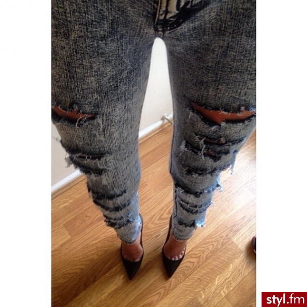 Jeansy Spodnie Moda