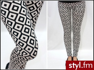 Leginsy Spodnie Moda