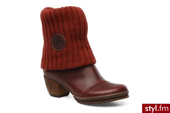 Art Półbuty i botki Oslo 503 (Czerwony) - Botki Buty Moda