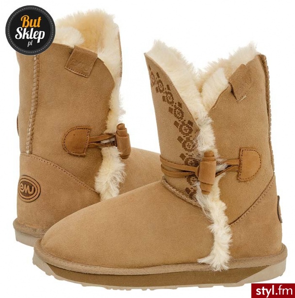 EMU AUSTRALIA BUTY AMBERLY SAND (W10622) - Emu Buty Moda