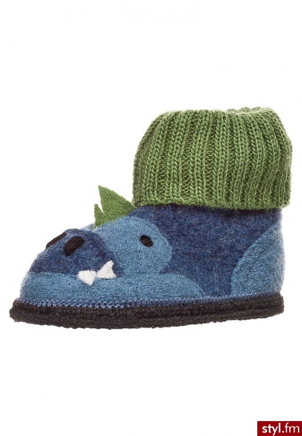 STUPS DRACHE Kapcie niebieski - Pozostałe Buty Moda
