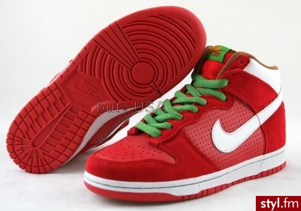 Truskawkowo. -Nike - Pozostałe Buty Moda