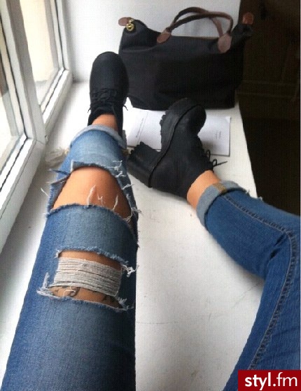 Jeansy Spodnie Moda
