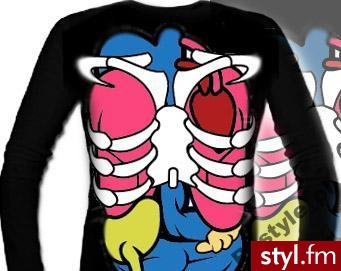 żebra ;D. bluzka z żebrami. allegro - Moda uliczna Inne Moda