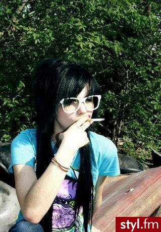 EMO Alternatywne Średnie Fryzury