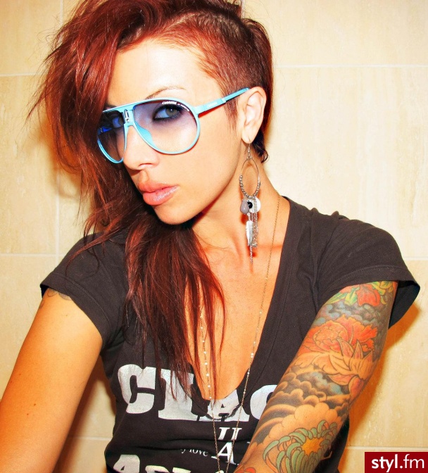 Punk Rock Alternatywne Średnie Fryzury