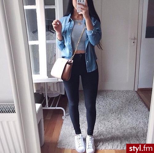 Jeansy Spodnie Moda